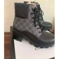 Gucci GG Women’s GG Ankle Boot Black GG Supreme Canvas 7 cm Heel