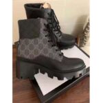 Gucci GG Women's GG Ankle Boot Black GG Supreme Canvas 7 cm Heel - Image 4