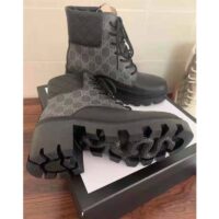 Gucci GG Women’s GG Ankle Boot Black GG Supreme Canvas 7 cm Heel
