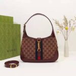 Gucci Unisex Beige and Burgundy Original GG Canvas Burgundy Leather - immagine 2