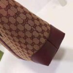 Gucci Unisex Ophidia Medium Tote with Web Beige and Burgundy Original GG Canvas - Image 8