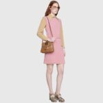 Gucci Unisex Small Messenger Bag with Double G Beige Leather Antique Gold-Toned Hardware - Image 11