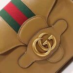 Gucci Unisex Small Messenger Bag with Double G Beige Leather Antique Gold-Toned Hardware - Image 5