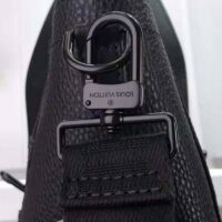 Louis Vuitton LV Unisex Christopher Backpack Black Taurillon Cowhide Leather