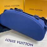 Louis Vuitton LV Unisex Christopher Messenger Navy Blue Taurillon Cowhide Leather – Image 9