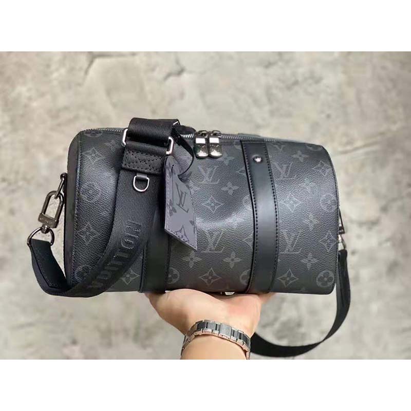 Louis Vuitton Monogram Eclipse City Keepall Bag