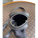 Louis Vuitton LV Unisex Danube PPM Monogram Eclipse Coated Canvas Blue Cowhide Leather - Bild 9