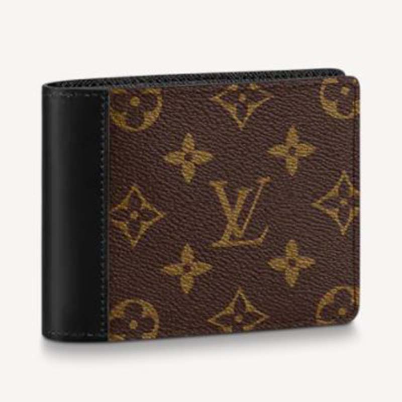 LV LV Unisex Multiple Wallet Monogram Macassar Coated Canvas in