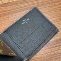 Louis Vuitton LV Unisex Multiple Wallet Monogram Macassar Coated Canvas Cowhide Leather