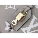 Louis Vuitton LV Unisex Petit Palais Handbag Tourterelle Crème Embossed Grained Cowhide Leather – Bild 8