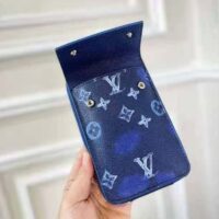 Louis Vuitton LV Unisex Phone Pouch Ink Watercolor Cowhide Leather