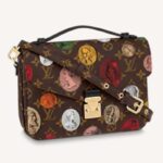Louis Vuitton LV Unisex Pochette Metis Monogram Cameo Printed Canvas Cowhide Leather