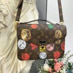 Louis Vuitton LV Unisex Pochette Metis Monogram Cameo Printed Canvas Cowhide Leather – Image 3