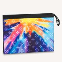 Louis Vuitton LV Unisex Pochette Voyage Pouch Monogram Sunset Coated Canvas