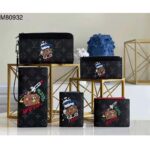 Louis Vuitton LV Unisex Pocket Organizer Monogram Eclipse Coated Canvas Blue Cowhide Leather - Image 7