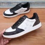 Louis Vuitton LV Unisex Rivoli Sneaker Ebene Monogram Canvas Rubber Black Calf Leather - Bild 7