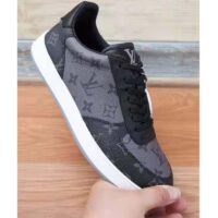 Louis Vuitton LV Unisex Rivoli Sneaker Eclipse Monogram Monogram Reverse Canvas