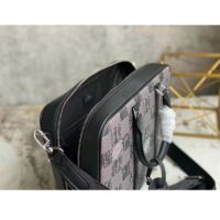 Louis Vuitton LV Unisex Sirius Briefcase Messenger Bag Graphite Cowhide Leather