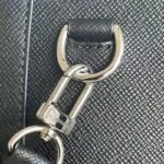 Louis Vuitton LV Unisex Slim Briefcase Black Taiga Cowhide Leather LV Signature - Image 9