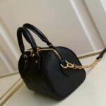 Louis Vuitton LV Unisex Speedy Bandoulière 20 Black Embossed Grained Cowhide Leather - Image 3
