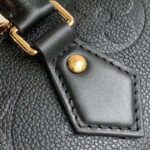Louis Vuitton LV Unisex Speedy Bandoulière 20 Black Embossed Grained Cowhide Leather - Image 6