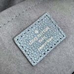 Louis Vuitton LV Unisex Speedy Bandoulière 20 Navy Nacre Embossed Grained Cowhide Leather - Imagen 10