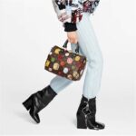 Louis Vuitton LV Unisex Speedy Bandoulière 25 Handbag Monogram Cameo Printed Canvas Cowhide - Bild 11