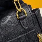 Louis Vuitton LV Unisex Tiny Backpack Black Monogram Empreinte Embossed Supple Grained Cowhide – Image 7