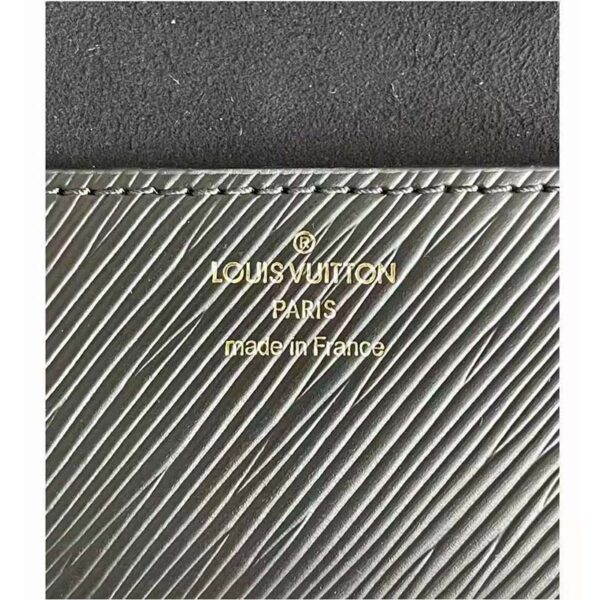 Louis Vuitton LV Unisex Twist MM Handbag Black Epi Grained Leather (9)