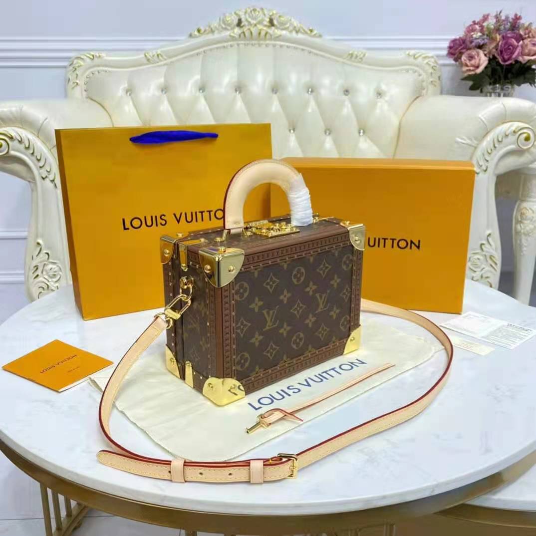 Louis Vuitton M45673 Valisette Tresor Monogram Coated Canvas