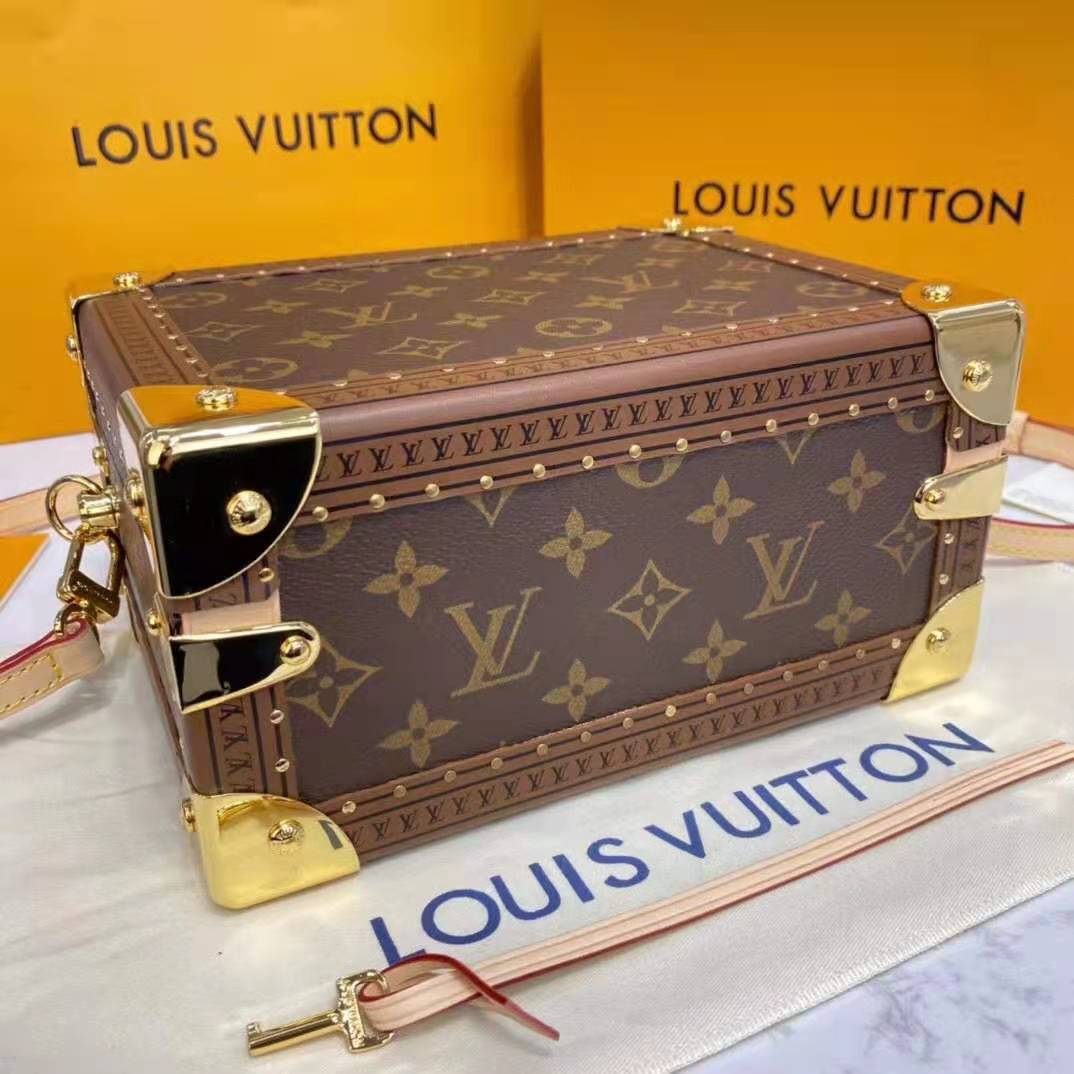 Louis Vuitton LV Unisex Valisette Trésor Monogram Coated Canvas