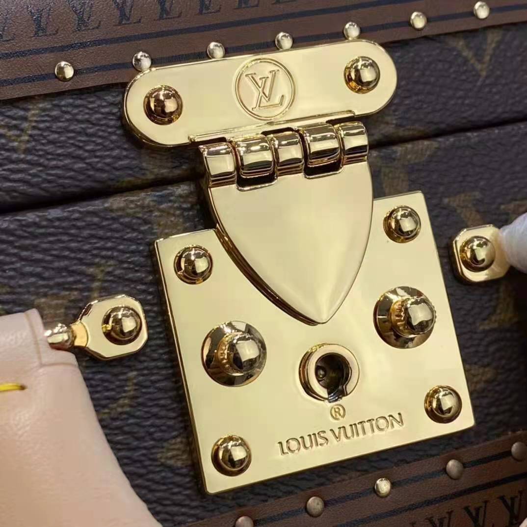 Túi Xách Like Auth Louis Vuitton LV Valisette Tresor Monogram 22.5