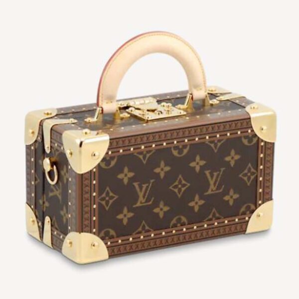 Louis Vuitton LV Unisex Valisette Trésor Monogram Coated Canvas