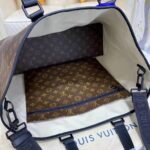 Louis Vuitton LV Unisex WeekEnd Tote GM Monogram Macassar Coated Canvas Cowhide Leather – Bild 9