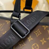 Louis Vuitton LV Unisex WeekEnd Tote PM Monogram Macassar Coated Canvas Cowhide Leather