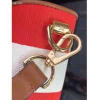 Louis Vuitton LV Women Capucines BB Handbag Red Smooth Calfskin and Embroidered Canvas