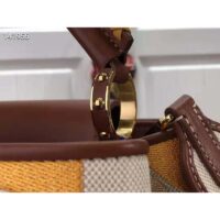 Louis Vuitton LV Women Capucines BB Handbag Yellow Smooth Calfskin and Embroidered Canvas