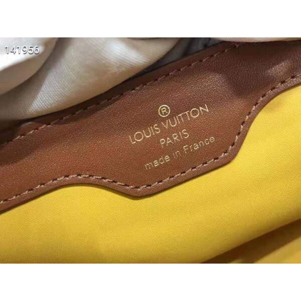 Louis Vuitton LV Women Capucines BB Handbag Yellow Smooth Calfskin and Embroidered Canvas (8)