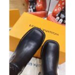 Louis Vuitton LV Women Downtown Ankle Boot Black Embossed Calf Leather 3 cm Heel - immagine 10