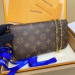 Louis Vuitton LV Women Félicie Pochette Myosotis Blue Monogram Coated Canvas - Image 8