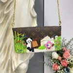 Louis Vuitton LV Women Félicie Pochette Myosotis Blue Monogram Coated Canvas - Image 4