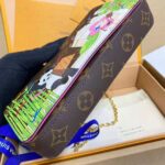 Louis Vuitton LV Women Félicie Pochette Myosotis Blue Monogram Coated Canvas - Image 7