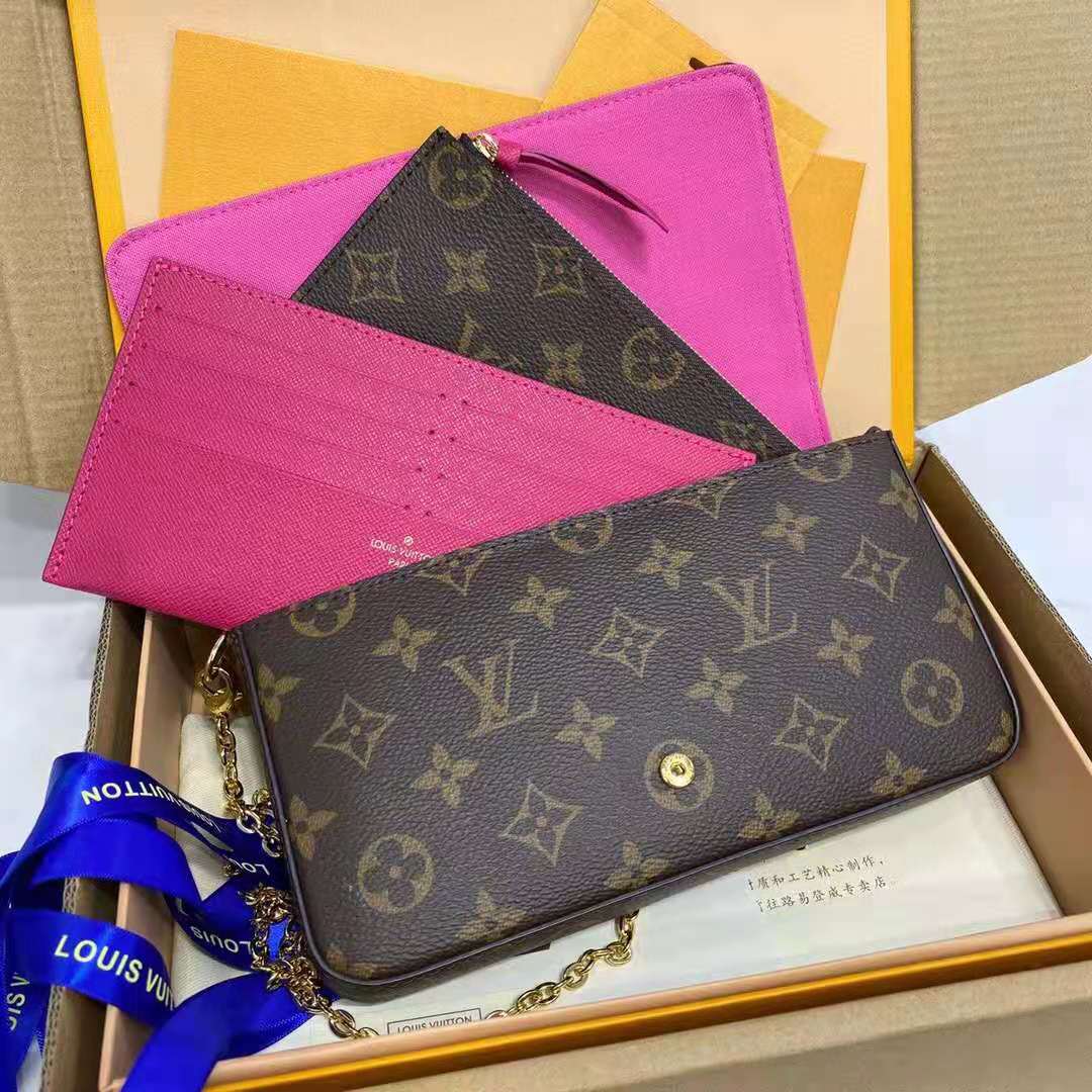 Louis Vuitton Felicie Pochette Monogram Vivienne Myosotis Blue