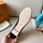 Louis Vuitton LV Women Joy Ballerina Black Patent Monogram Canvas Lambskin - Image 12