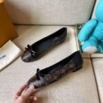 Louis Vuitton LV Women Joy Ballerina Black Patent Monogram Canvas Lambskin - Image 9