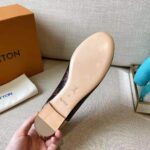 Louis Vuitton LV Women Joy Ballerina Gold Patent Monogram Canvas Metallic Lambskin - Bild 11