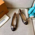 Louis Vuitton LV Women Joy Ballerina Gold Patent Monogram Canvas Metallic Lambskin - Bild 3