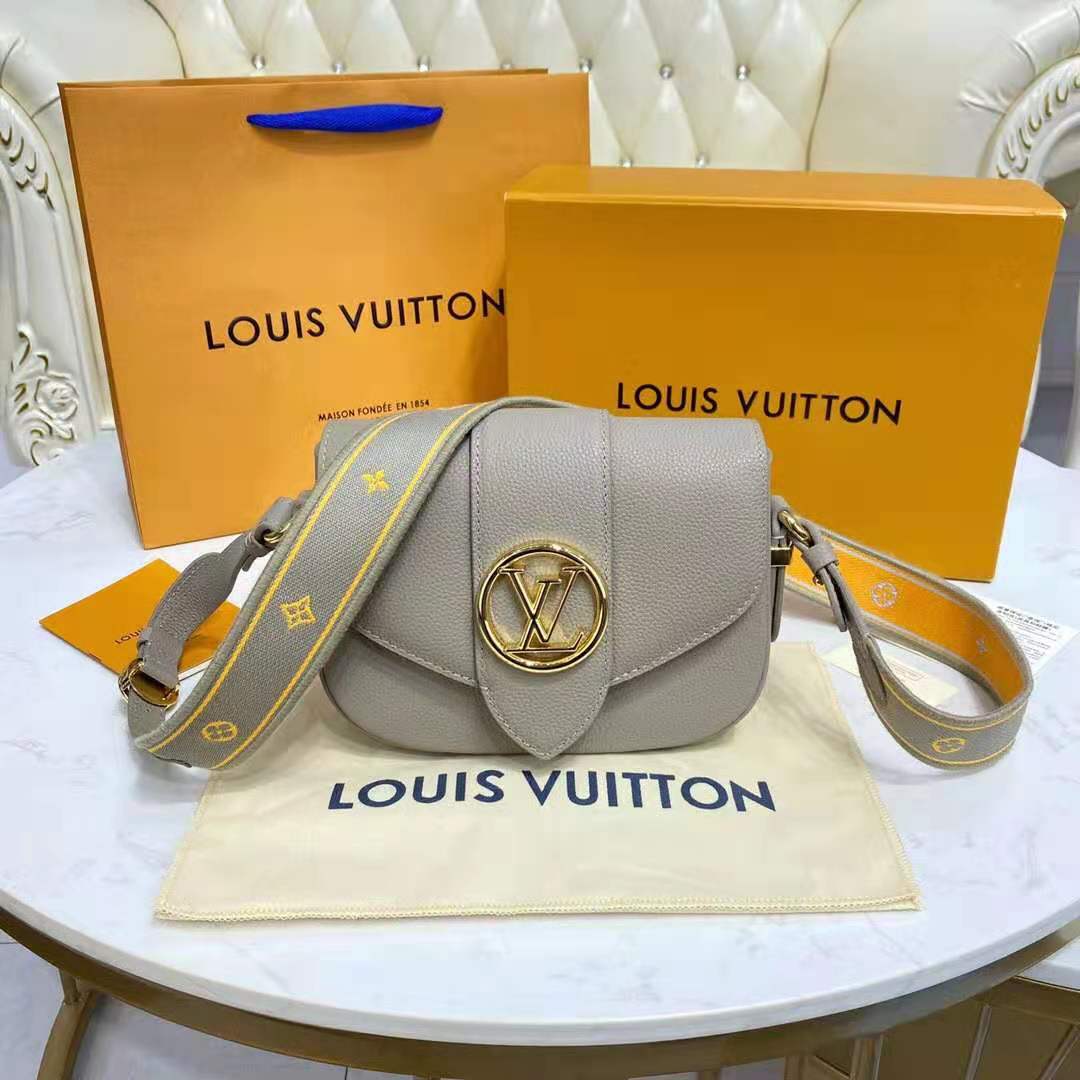 Louis Vuitton LV Pont 9 Summer Gold Cowhide