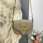 Louis Vuitton LV Women LV Pont 9 Soft MM Gris Taupe Summer Gold Grained Calfskin - Imagen 3