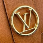 Louis Vuitton LV Women LV Pont 9 Soft MM Sienne Dorée Mocaccino Grained Calfskin Smooth Cowhide – Image 10